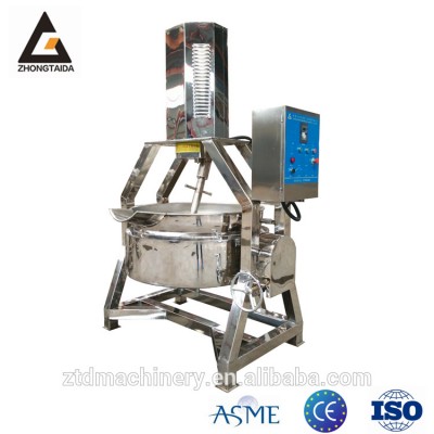 Scouring Stirrer jacketed kettle / tiltable mixing emulsified steam heating jacketed kettle