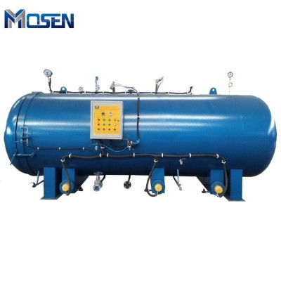 Laminated glass processing horizontal autoclave machine rubber curing and vulcanization autoclave chamber